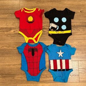 Marvel onesies